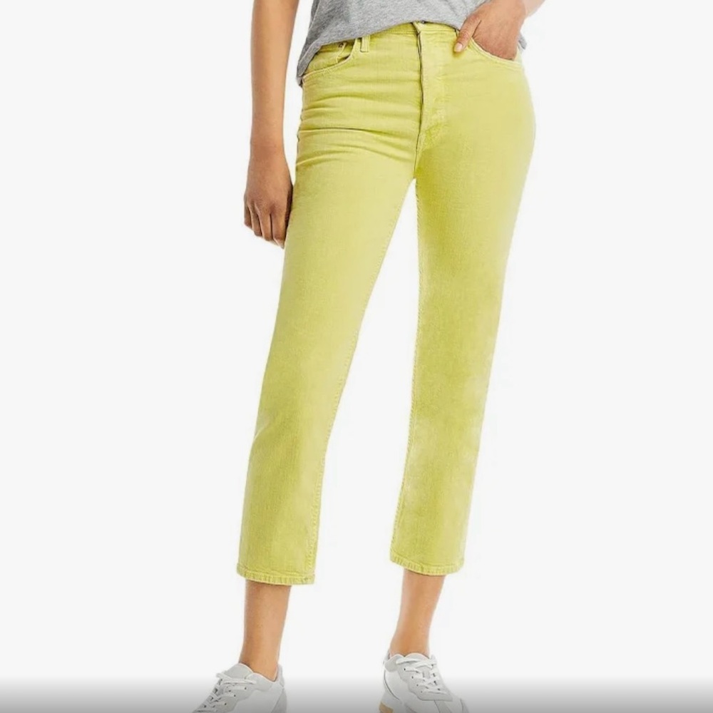 Mother Women's The Tomcat High Rise Button Fly Ankle Jeans Size 26